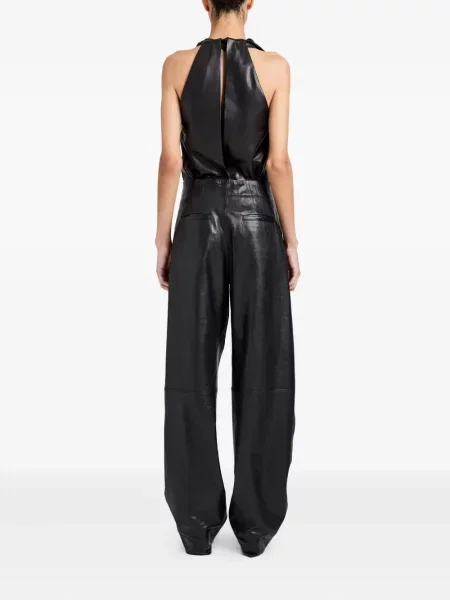 Top Proenza Schouler drapat negru