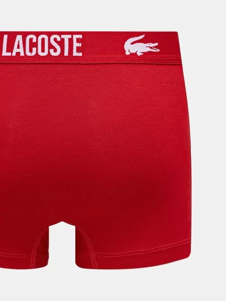 Lacoste boxeralsó 3 db piros