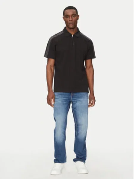 Calvin Klein Jeans Polokošile Logo Tape černá