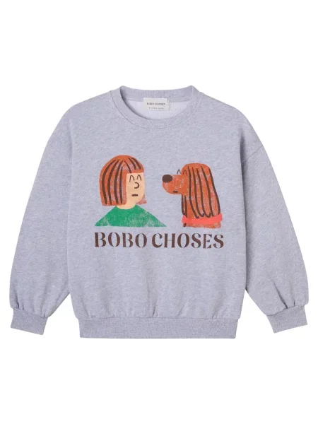 Gyerek melegítő felső Bobo Choses szürke
