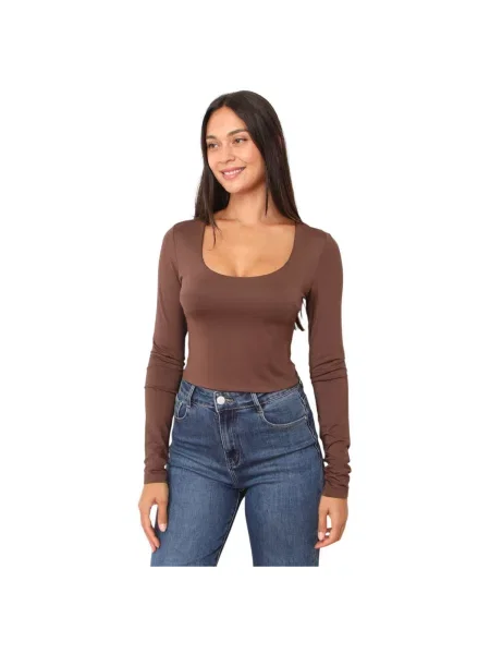 Top La Modeuse smeđa