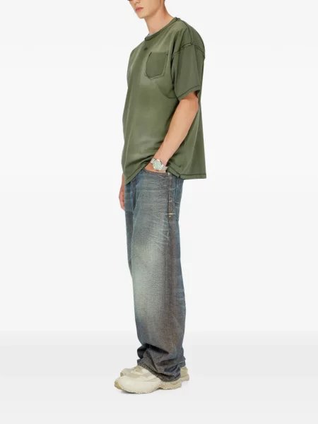 Tricou Diesel rupți verde