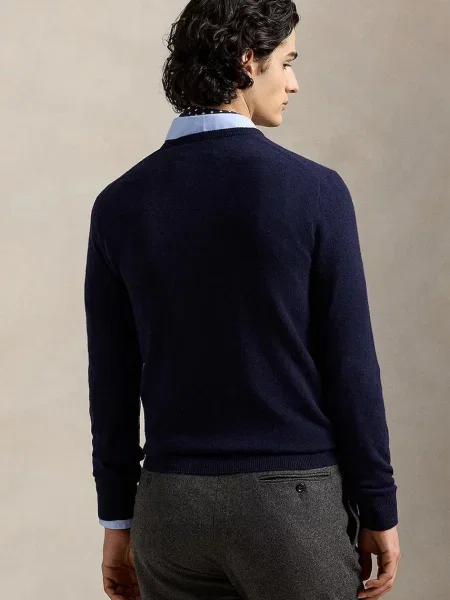 Вовняний светр Polo Ralph Lauren синій