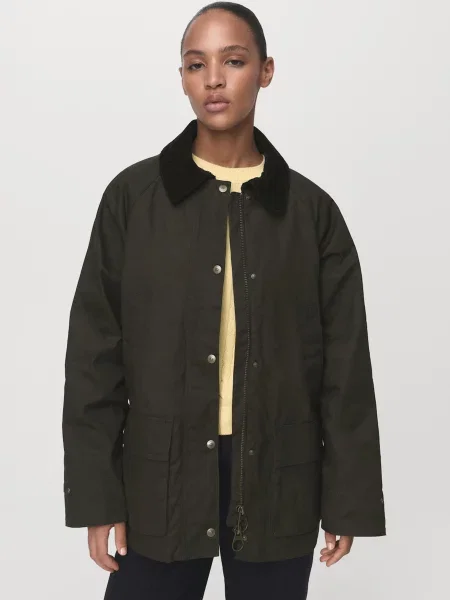 Парка MANGO хакі