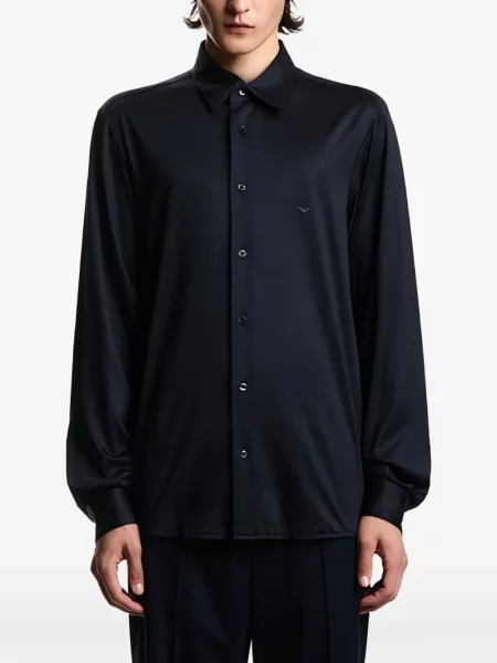 Риза Emporio Armani синьо