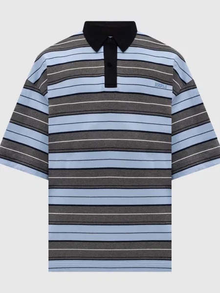 Поло в смужку з вишивкою логотипа Juun.j