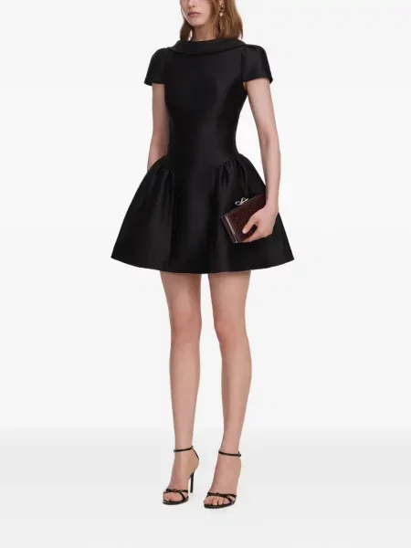 Rochie mini Self-portrait în linie A negru