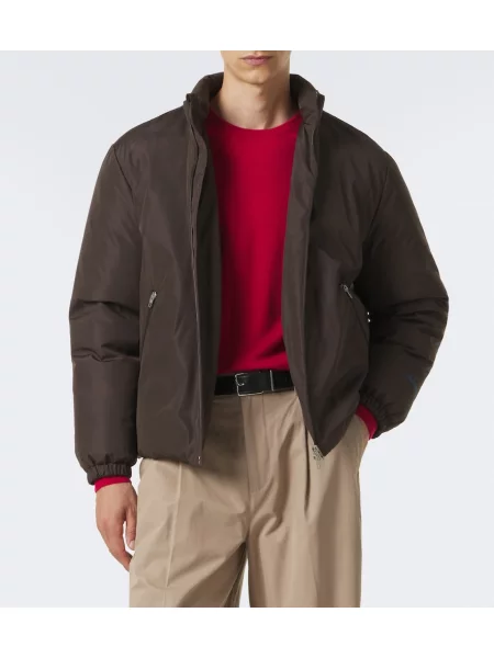 Geacă cu puf Jil Sander maro
