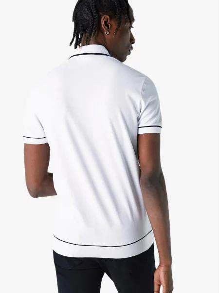 Поло Lacoste біле
