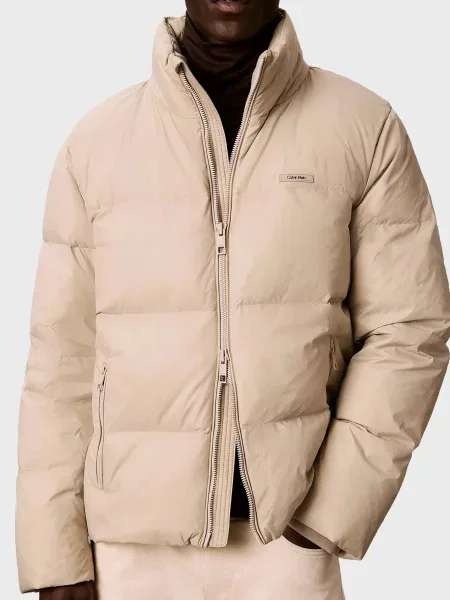 Пуховик Calvin Klein бежевий