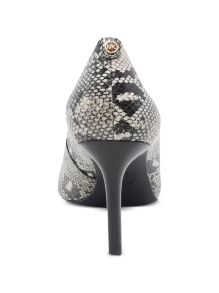 Jacquard v-nyakú balerina Michael Michael Kors nyomtatás fekete
