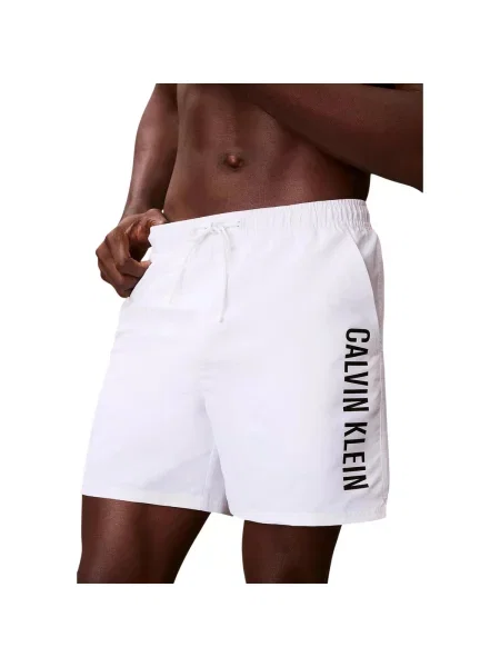 Stahovací šňůrka tepláková souprava Calvin Klein bílá