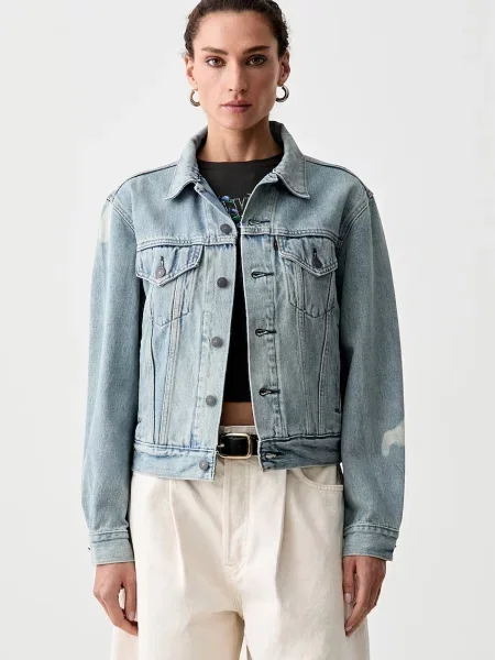 Levi's kurtka jeansowa ROAD WORN TRUCKER x PRIDE niebieska