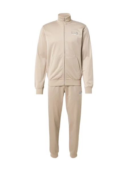 Emporio Armani Treningas šviesiai ruda / juoda balta