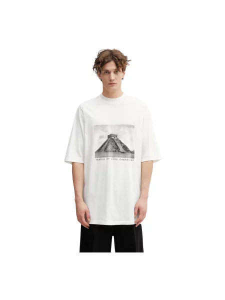 Rick Owens DRKSHDW Jumbo t-shirt beżowa