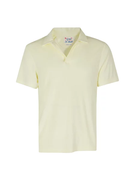 Koszulka polo Mc2 Saint Barth frotte beżowa