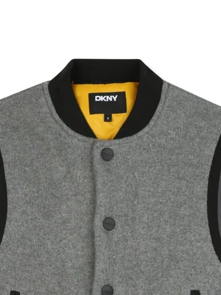Kurtka bomber dziecięcy Dkny szary