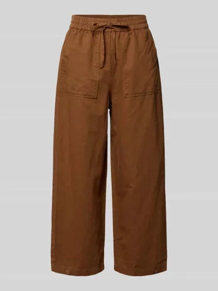 Spodnie z lnu o kroju regular fit z mieszanki lnu i bawełny Marc O'polo Denim