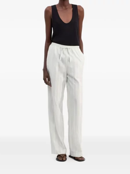Pantaloni Loulou De Saison cu dungi cu cordon