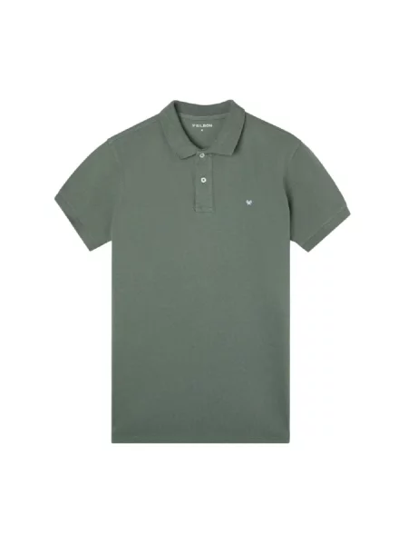 Koszulka polo Silbon zielona