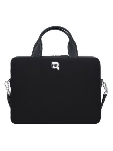 Karl Lagerfeld Taška na notebook / bílá černá