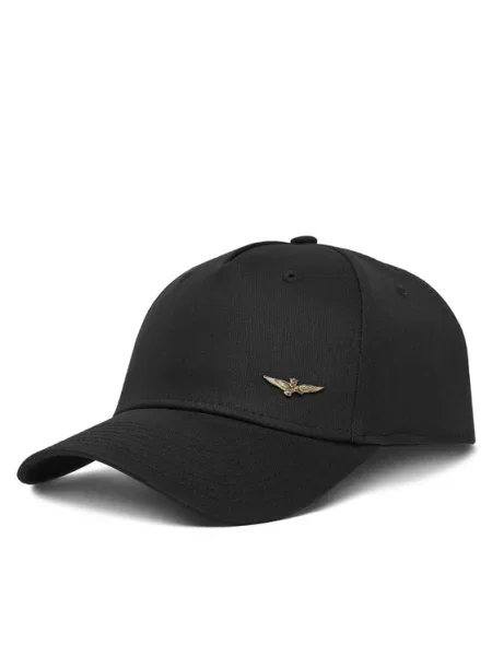 Шапка с козирка Aeronautica Militare черно