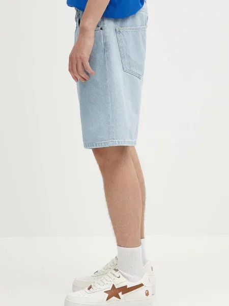 Τζιν σορτς Carhartt WIP Nolan Short ανδρικό μπλε