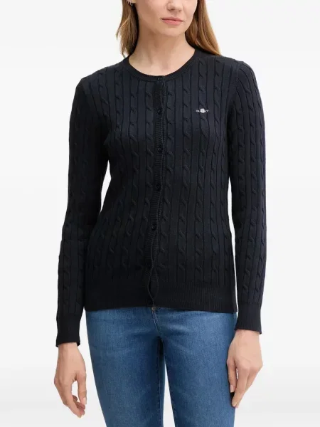 Cardigan Gant tricotate albastru