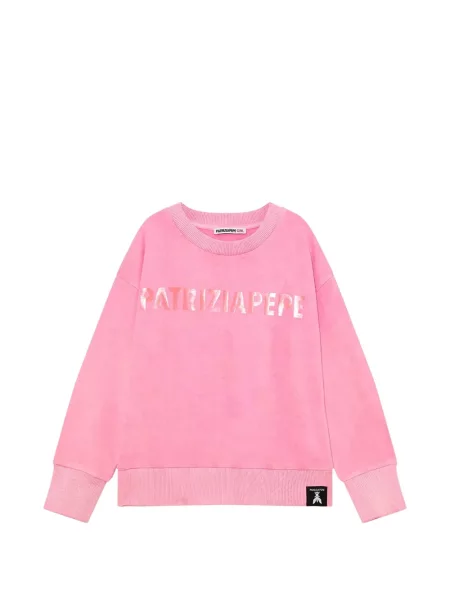 Bluza dziecięca Patrizia Pepe Girl różowa
