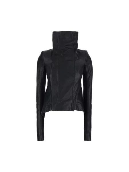 Kurtka Rick Owens wełniana biker czarna