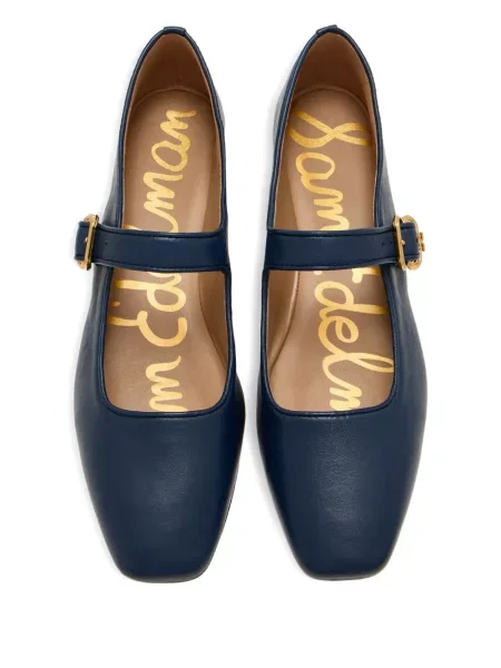 Balerini Sam Edelman cu cataramă cu bretele albastru