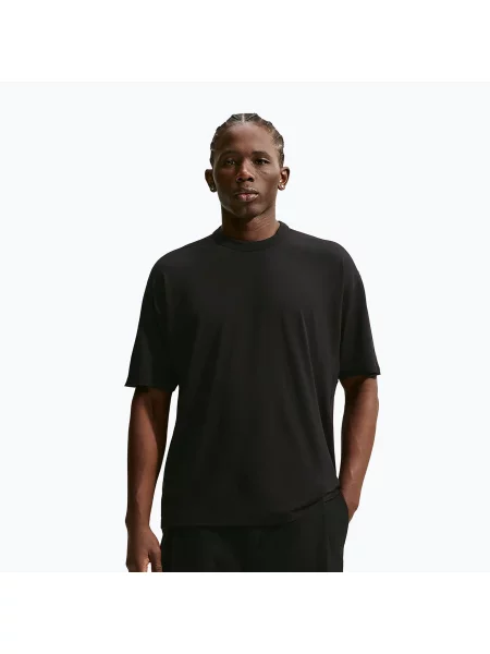 Tricou de antrenament bărbați Nike ImpossiblySoft Light black/black/dark smoke grey negru