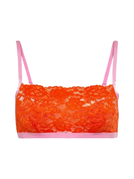 LSCN by LASCANA Nedrček temno oranžna / staro roza