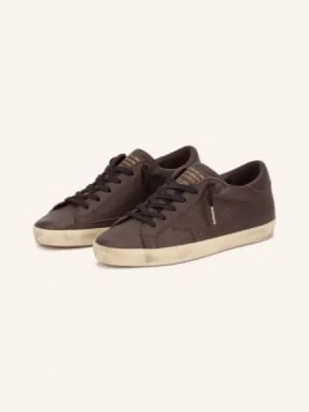 Golden Goose Sneakersy Super-Star / zlatá hnědá