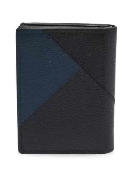 Peněženka Montblanc s geometrickým vzorem černá