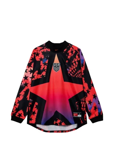 Baschet decupat tricou Nike din jerseu albastru