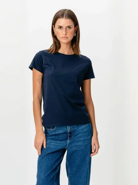 TEESHOPPEN Top Basic bleumarin
