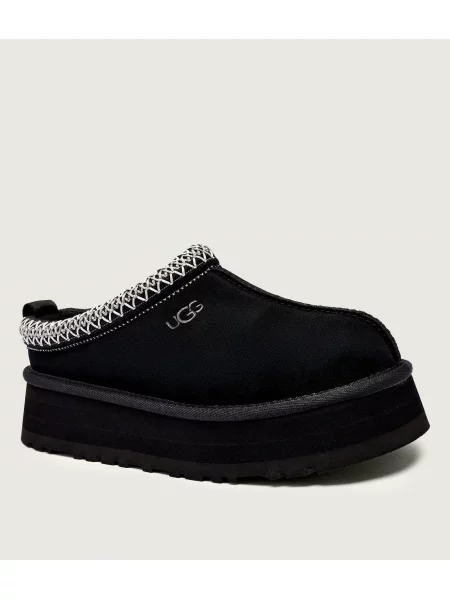 Bőr otthoni papucs Ugg fekete