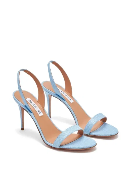 Sandale Aquazzura s otvorenom petom plava