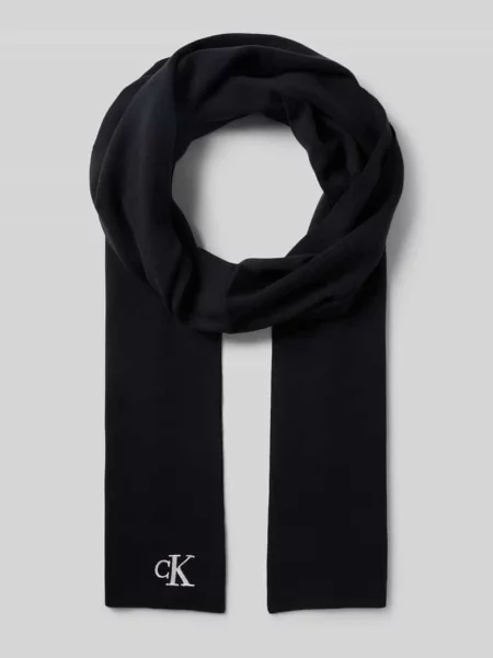 Calvin Klein szalik gładki czarny