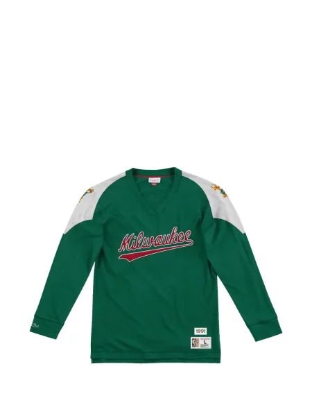 Lung tricou Mitchell & Ness verde