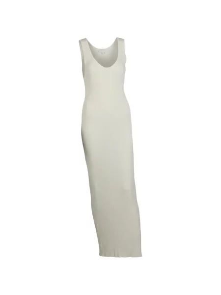 Rochie maxi Valentino Garavani cu decolteu în V alb
