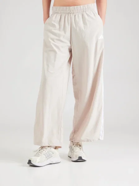 Adidas Pantaloni trening Essentials Bej alb