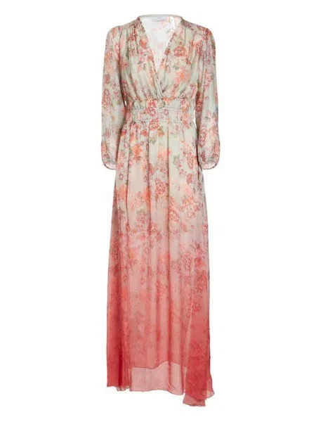 Obleka maxi obleka Guess bež