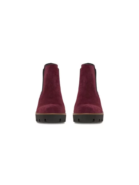 Polokozačky Rieker Bordó