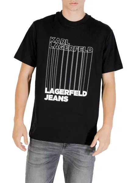 Majica Karl Lagerfeld Jeans črna