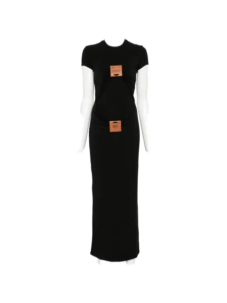 Rochie maxi Jean Paul Gaultier cu autograf negru