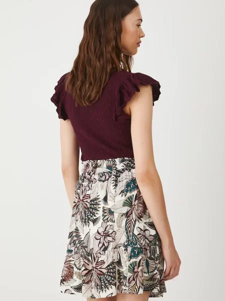 Medicine spódnica multicolor mini rozkloszowana