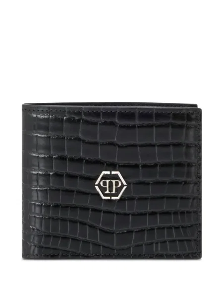 Portofel Philipp Plein din piele negru