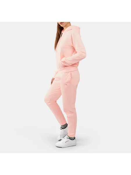 Reebok bluza z kapturem z ćwiekami i logo unisex Pure Pink Size: różowa